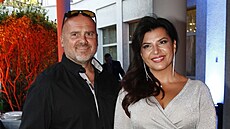 Andrea Tögel Kalivodová s manželem (2023)