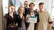 Snímek z natá�ení seriálu Limity.