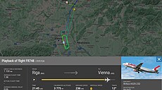 Let Ryanair z Rigy do Vídn musel kvli potíím s GPS signálem nouzov pistát...