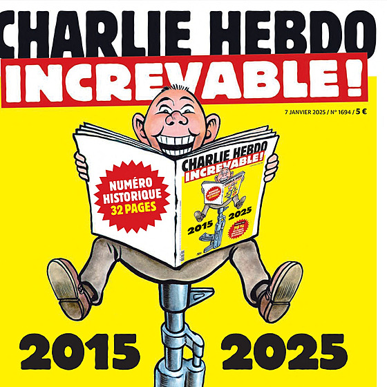 Francouzský satirický týdeník Charlie Hebdo v pond�lí médiím p�edstavil...