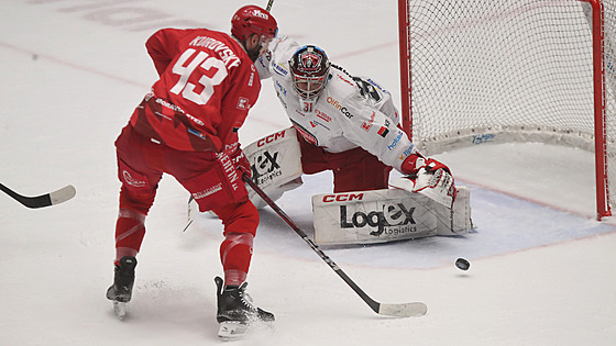 Daniel Kurovský z T�ince zakon�uje proti hradeckému Stanislavu �korvánkovi.