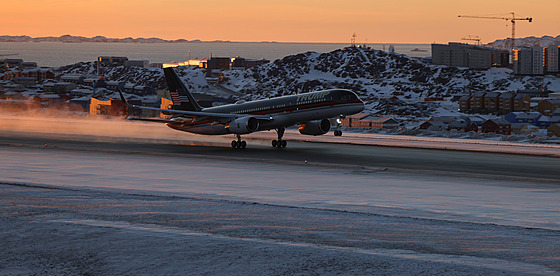 Donald Trump Jr. v úterý zahájil náv�t�vu Grónska (7. ledna 2025)
