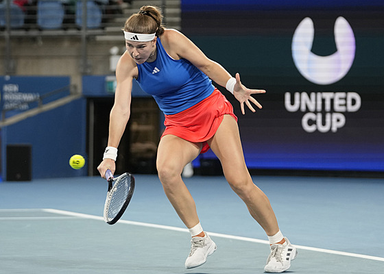 Karolína Muchová ve tvrtfinále United Cupu