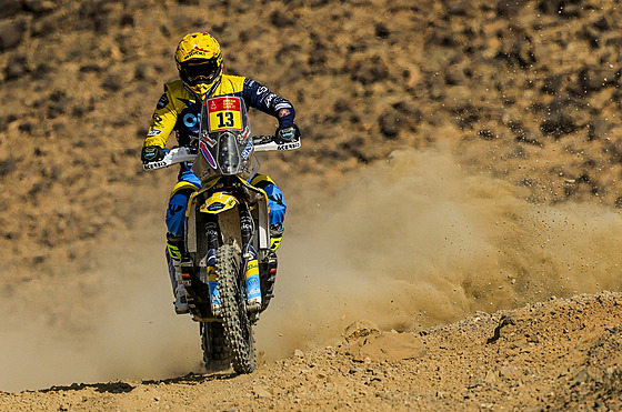 Martin Michek na trase prologu Rallye Dakar