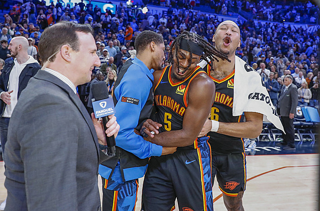 Rozjeté Oklahoma City nezastavili ani šampioni. Sérii výher natáhl i Cleveland