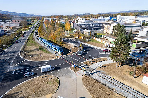 Nová kiovatka v Ronov pod Radhotm (leden 2025)