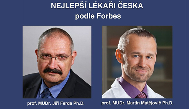 Jií Ferda a Martin Matjovi (zleva). Dva lékai z Fakultní nemocnice v Plzni,...