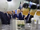 Prezident Petr Pavel (uprosted) na Mezinrodnm strojrenskm veletrhu v Brn....