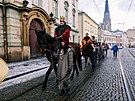 Olomouc se vypravil Tkrlov prvod, v jeho ele vyrazili primtor Olomouce...