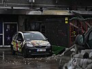 Vyhoel pizzerie PamPam v st nad Labem. Na mst jsou vyetovatel policie...