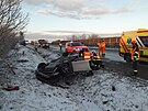 Dopravn nehoda na dlnici D1. (leden 2025)