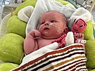 Natlka byla prvnm miminkem narozenm ve Zlnskm kraji v roce 2025. Pila na...