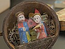 Vstava neobvyklch betlm v Horckm muzeu v Novm Mst na Morav. Mnoh z...