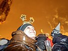 Centrem novoro�n�ch oslav byla tradi�n� Praha. Nejv�ce lid� slavilo na...