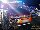 U Dob�an na Plze�sku v �ter� v podve�er bourala t�i osobn� auta. Vinu nese...