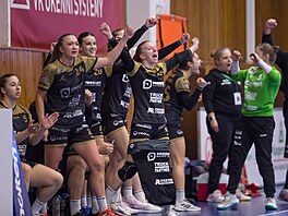 Kyn�vartské házenká�ky slaví v zápase interligy.