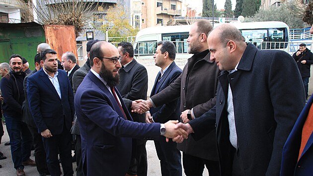 Ministr spravedlnosti nov� syrsk� vl�dy �ad� Vajs� (29. prosince 2024)