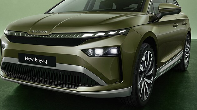 Elektrick� �koda Enyaq pro�la faceliftem, dostala novou tv��.