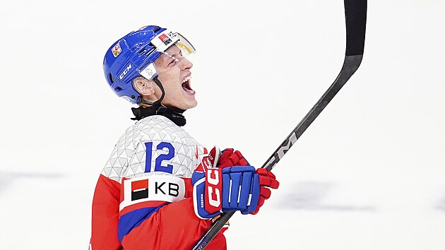 �esk� kapit�n Eduard �al� se raduje z v�t�zn�ho n�jezdu proti �v�dsku.