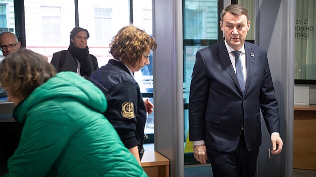 Hejtman Libereckého kraje Martin P�ta u soudu v Liberci (6. ledna 2025)