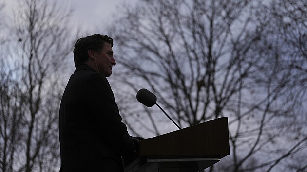 Kanadsk� premi�r Justin Trudeau ozn�mil, �e rezignuje na svou funkci a p�estane b�t l�drem Liber�ln� strany. (6. ledna 2024)