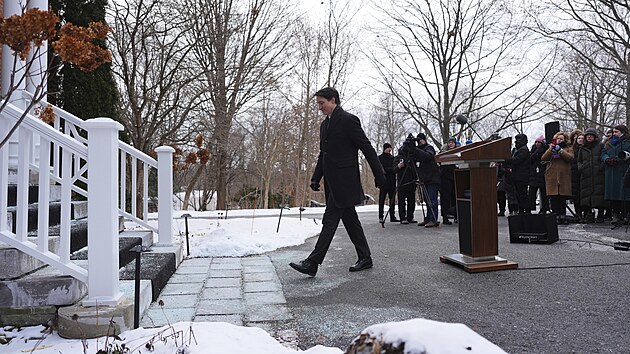 Kanadsk� premi�r Justin Trudeau ozn�mil, �e rezignuje na svou funkci a p�estane b�t l�drem Liber�ln� strany. (6. ledna 2024)