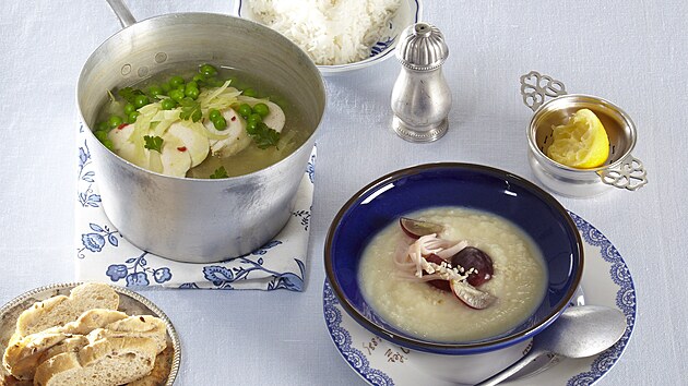 Thajská kuecí polévka