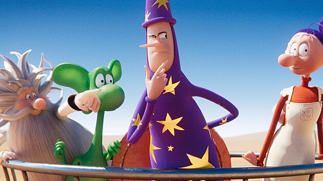 Z filmu Hokus pokus Diplodokus