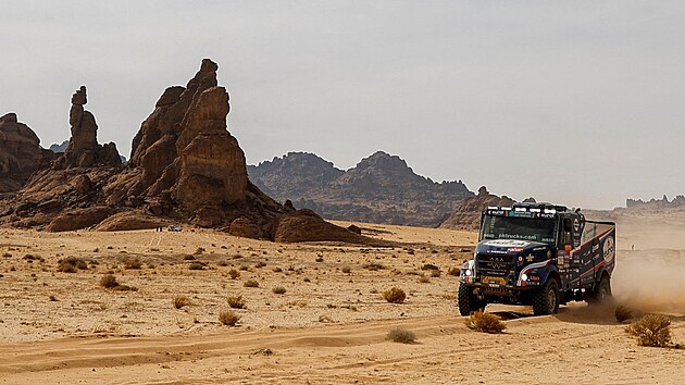 Martin van den Brink v p�t� etap� Rallye Dakar