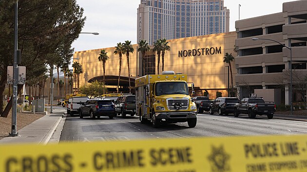 Ped dvemi hotelu Trump International v Las Vegas explodovala Tesla Cybertruck, zemel jej idi. (1. ledna 2025)