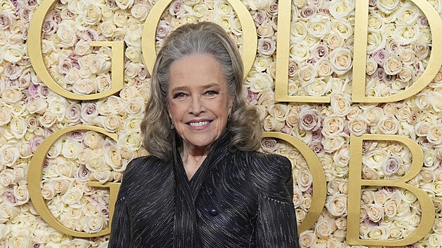 Kathy Batesová na Zlatých glóbech v Los Angeles (5. ledna 2025)