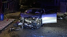 Zdrogovaný �eský �idi� v pond�lí na severu Slovenska havaroval p�i pokusu ujet...