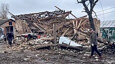 Následky ukrajinského ostelování v Kurské oblasti. Na snímku ruský Rylsk. (21....