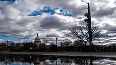 U budovy Kapitolu pokra�ují p�ípravy na inauguraci prezidenta (1. ledna 2025)