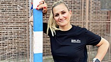 Trenéra olomouckých házenká�ek Lucie Fabíková.