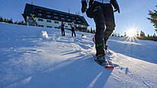 Krása túry na snnicích spoívá v dobrodruství pi hledání vlastní cesty a...