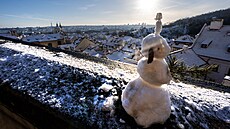 Pohled na Prahu od Praského hradu. Poasí ovlivuje tlaková výe, kterou do...