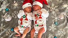 Novorozenci v nemocnici Agel ve Valaském Meziíí (leden 2025)