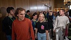 Předsedkyně německé Zelené mládeže Jette Nietzardová (15. listopadu 2024)