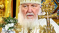 Ruský patriarcha Kirill slaví pravoslavné Vánoce. (6. ledna 2025)