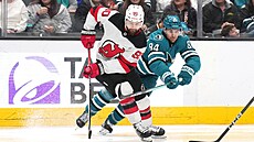 Tomá Tatar v souboji s Janem Ruttou.