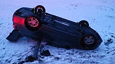 Led v t�chto dnech trápí �idi�e i jinak. Z�ejm� nep�izp�sobení rychlosti stavu...