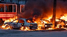 Ru�tí vojáci na front� v okolí ukrajinského m�sta Pokrovsk - ilustra�ní snímek.