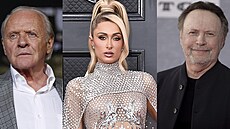 Anthony Hopkins, Paris Hiltonová a Billy Crystal pili pi niivých poárech v...