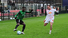 Baník Most - Sou�, ú�astník t�etí fotbalové ligy, se utkal s bundesligovým RB...