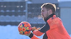 Branká� Jakub Markovi� zahájil p�ípravu s fotbalisty Baníku Ostrava.