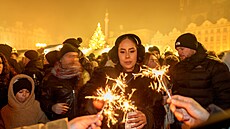 Centrem novoro�ních oslav byla tradi�n� Praha. Nejvíce lidí slavilo na...