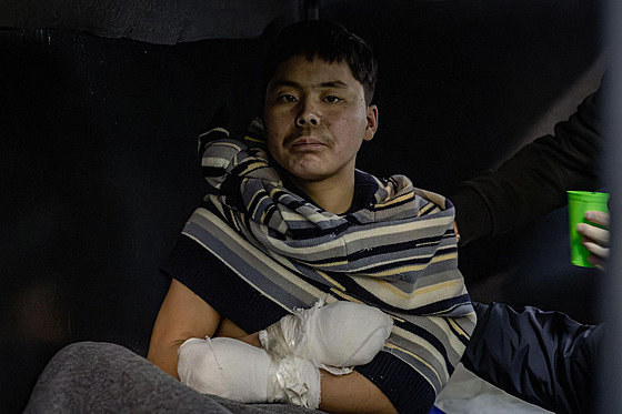 Zran�ný severokorejský voják (11. ledna 2025)