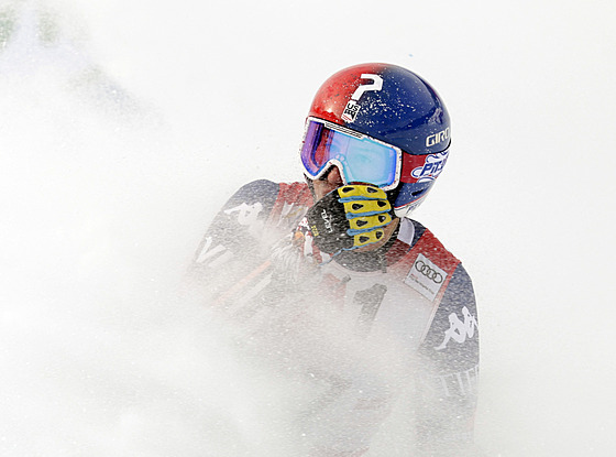 Ameri�anka Lauren Macugaová b�hem super-G ve St. Antonu.