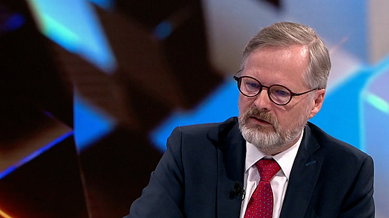 Premiér Petr Fiala. 